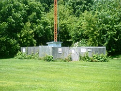 Radio mast installation