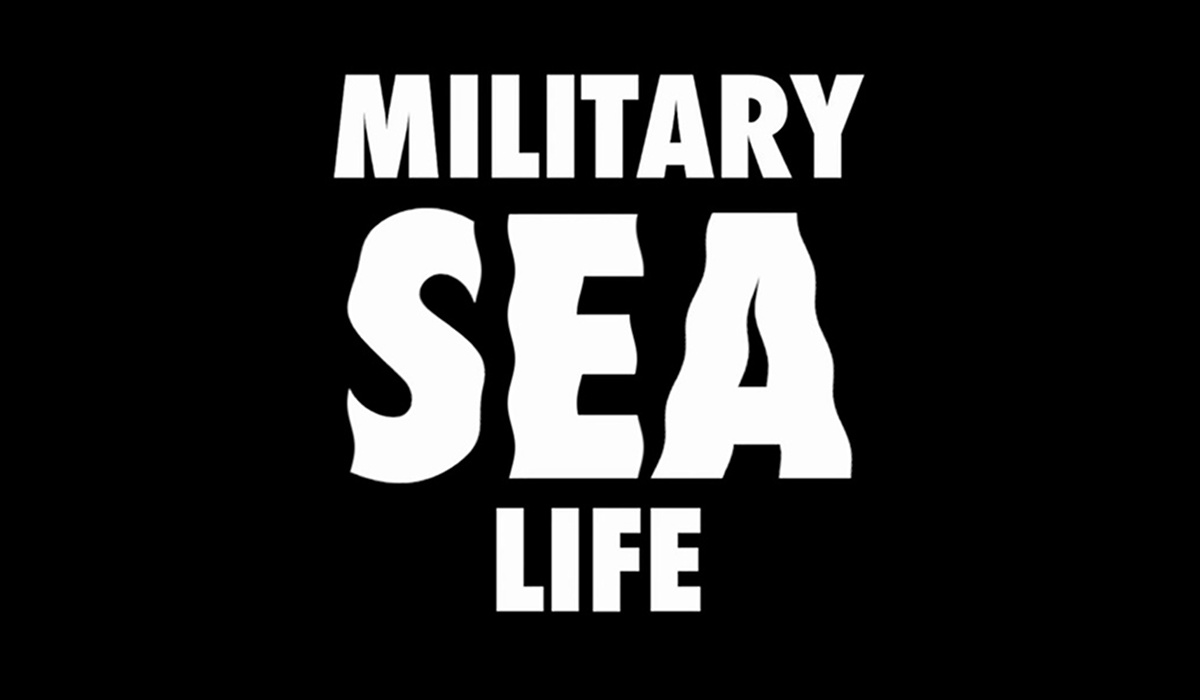 Variant title slide for "Military Sea Life: Recruits!"